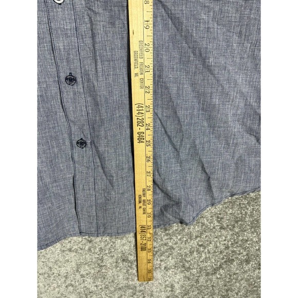 Orvis Woven Short Sleeve Tech Shirt Mens Size‎ XXL Blue Polyester Chest Pockets - Picture 15 of 16